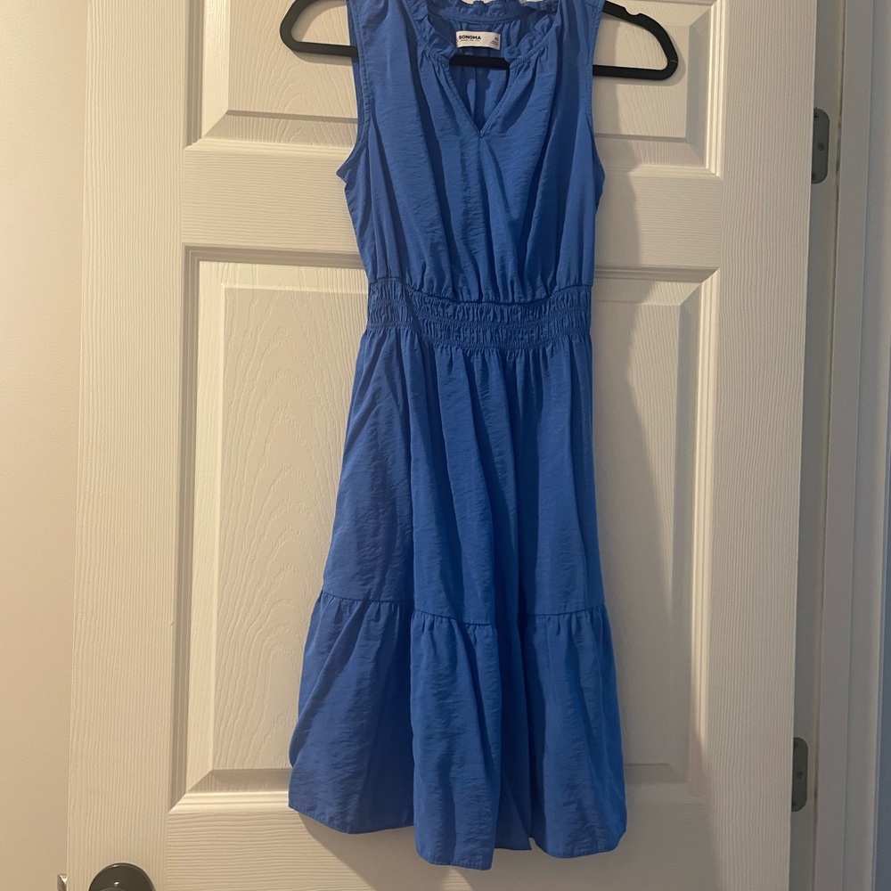 Sonoma Blue Sleeveless Dress